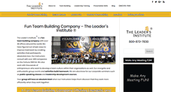 Desktop Screenshot of leadersinstitute.com